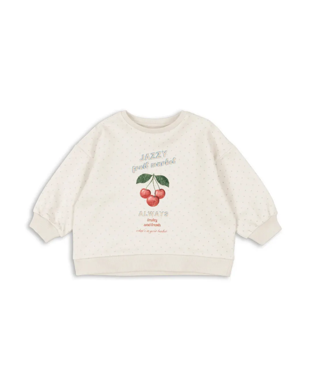 Konges Sløjd - bluza dresowa Loupy Lou OCS Jazzy Dot