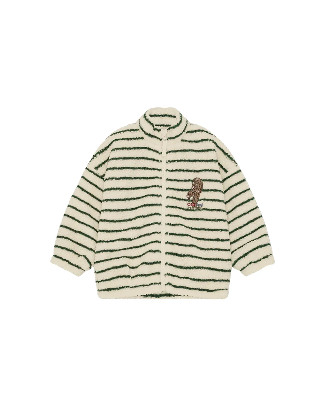 Konges Sløjd - kurtka Jody Embroidery Teddy Grs Erba Stripe Konges Sløjd - kurtka Jody Embroidery Teddy Grs Erba Stripe