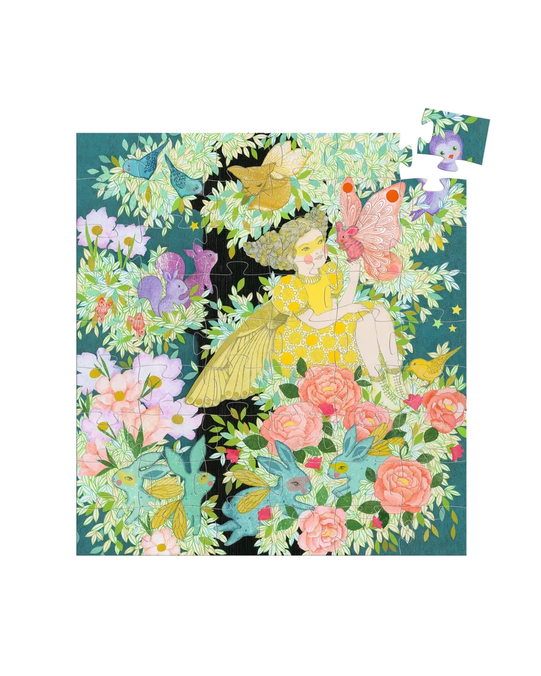 Djeco - puzzle Kwiatowe Drzewo 54 elementy