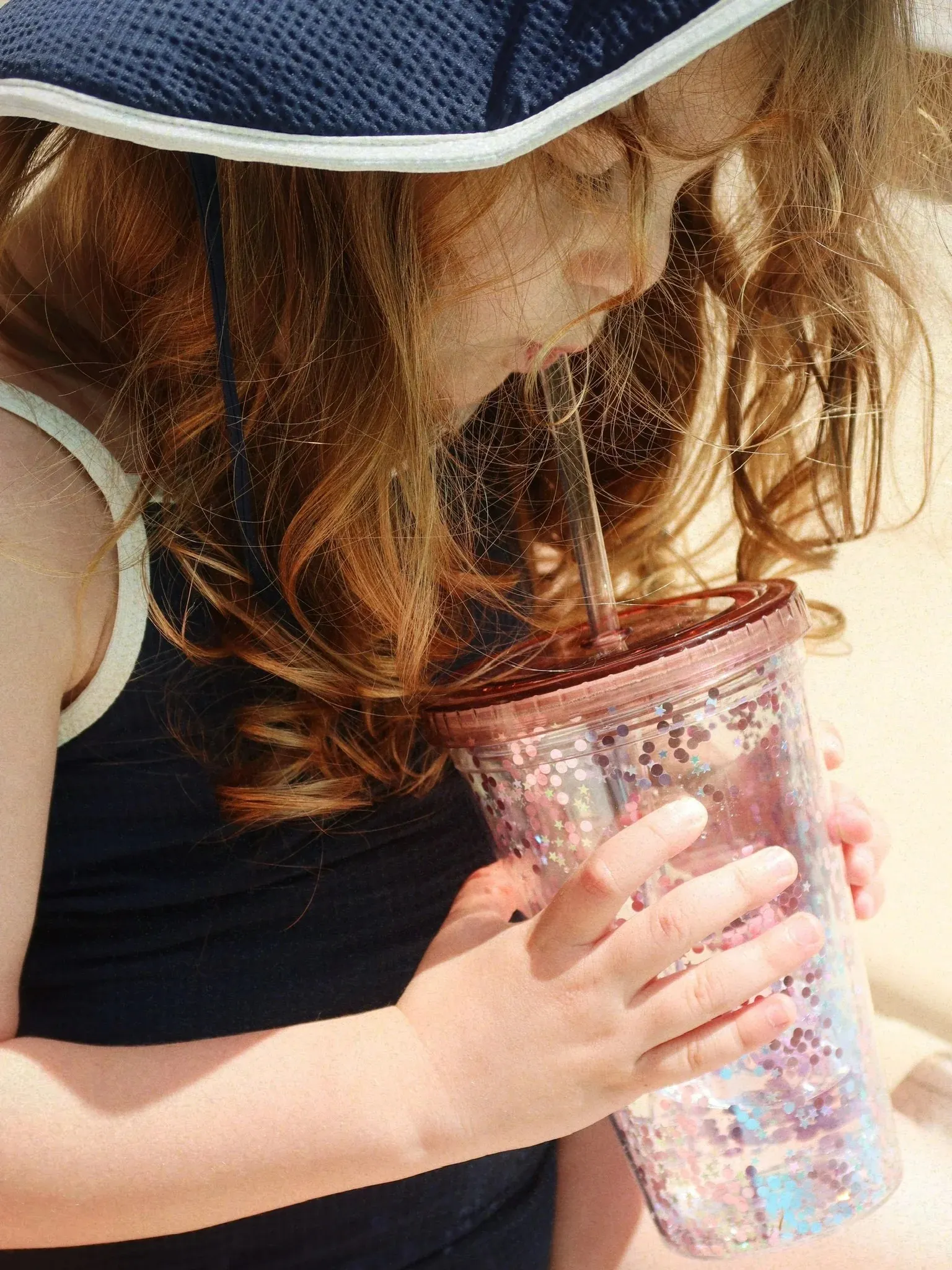 Konges Sløjd - strój kąpielowy jednoczęściowy Bowie Navy Blue