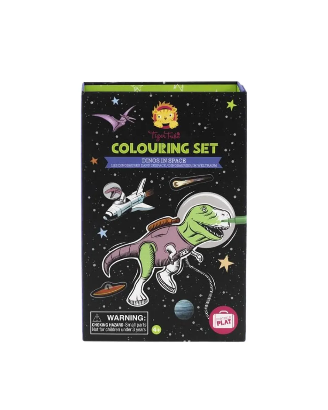 Tiger Tribe - zestaw kolorowanek Dinozaury w Kosmosie