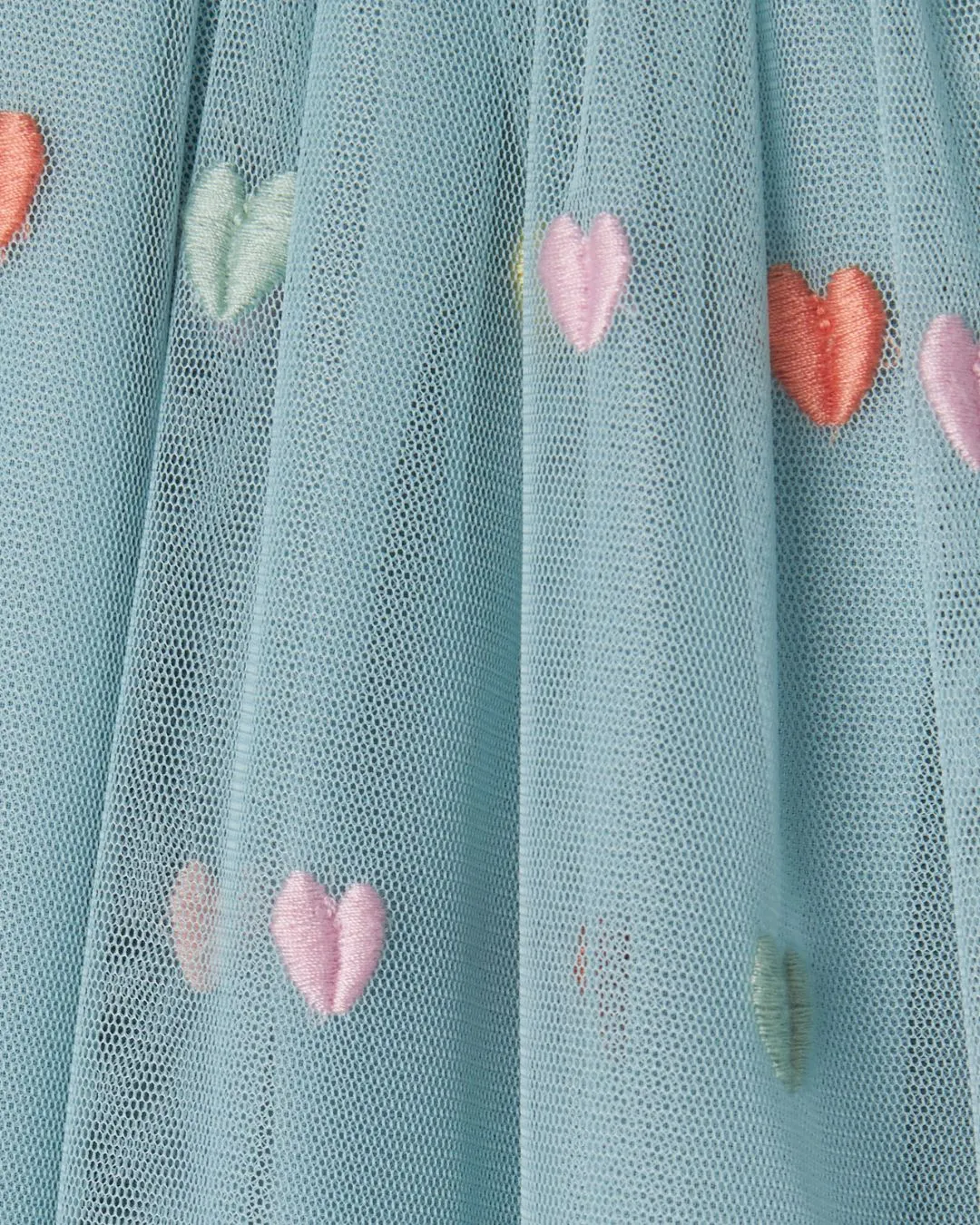 Stella McCartney - tiulowa spódnica z haftowanymi serduszkami Stella McCartney - tiulowa spódnica z haftowanymi serduszkami