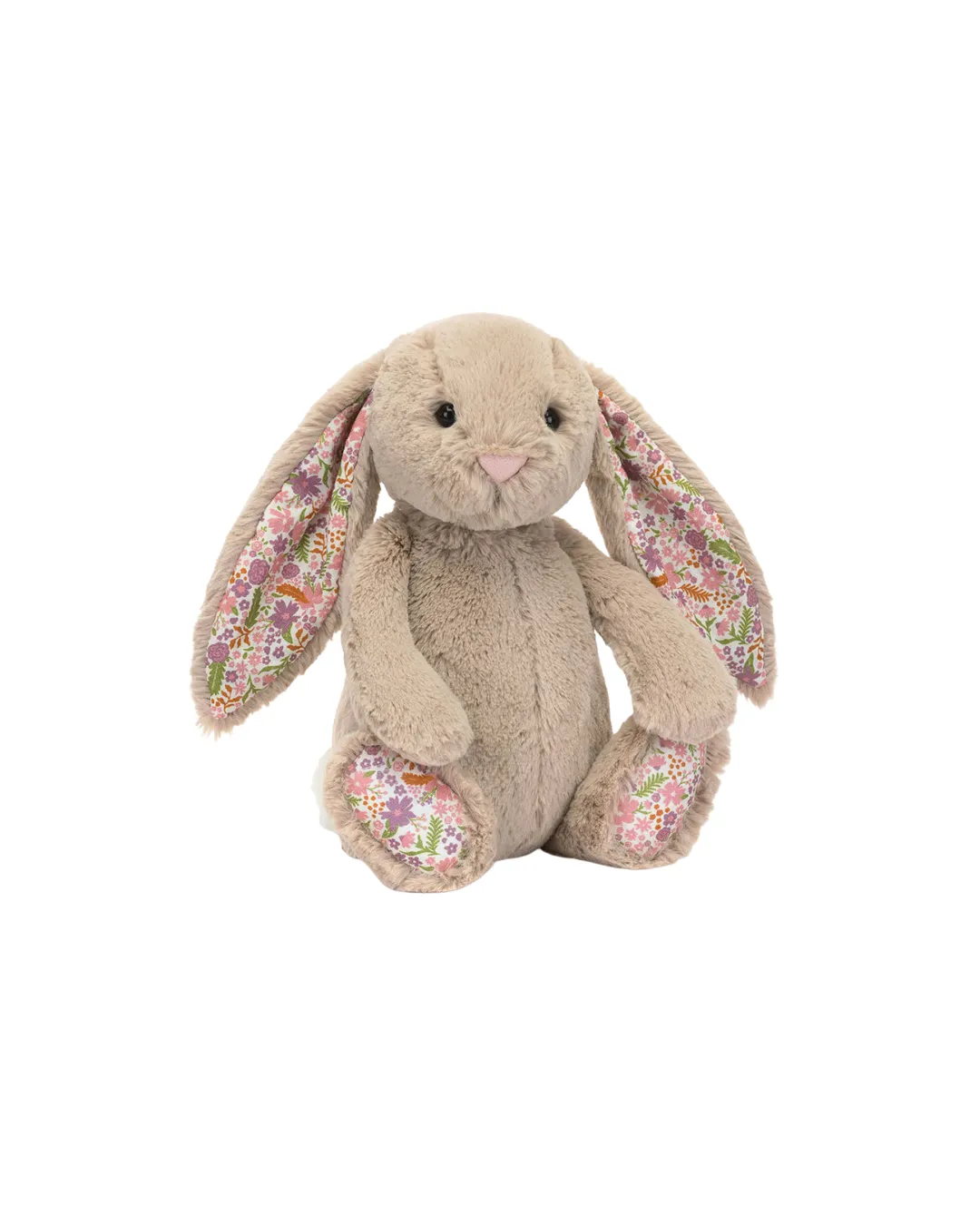 Jellycat - Króliczek z Kwiecistymi Uszami Beżowy „Petal” 18 cm