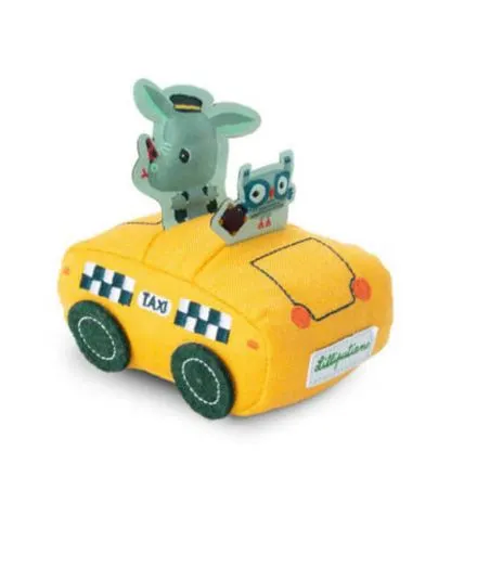 Lilliputiens - miękkie auto z napędem pull-back Smok Joe