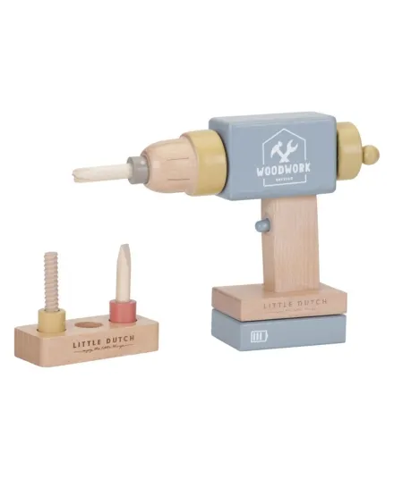 Little Dutch - drewniana wiertarka dla dzieci 