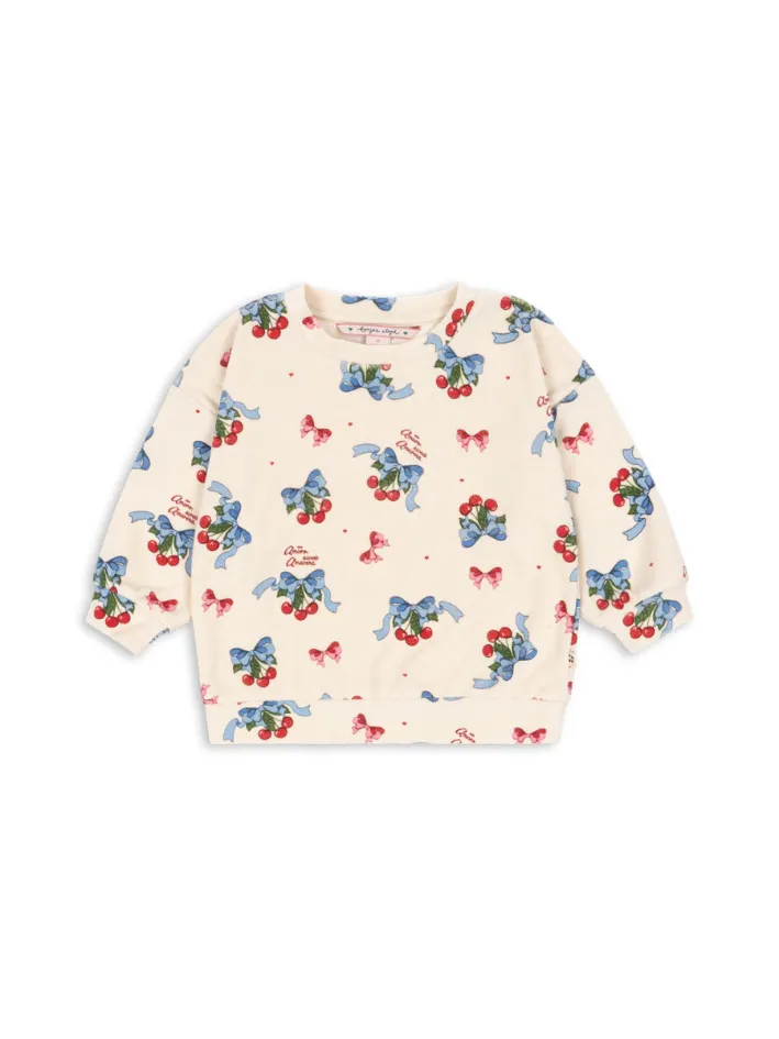 Konges Sløjd - bluza dresowa Itty Sweat Shirt Amarena