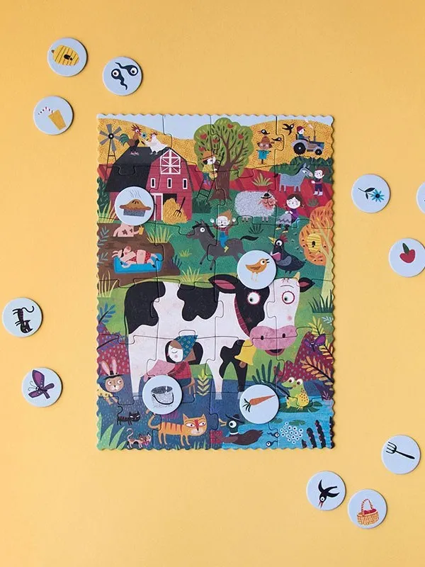 Londji - puzzle kieszonkowe Moja Mała Farma