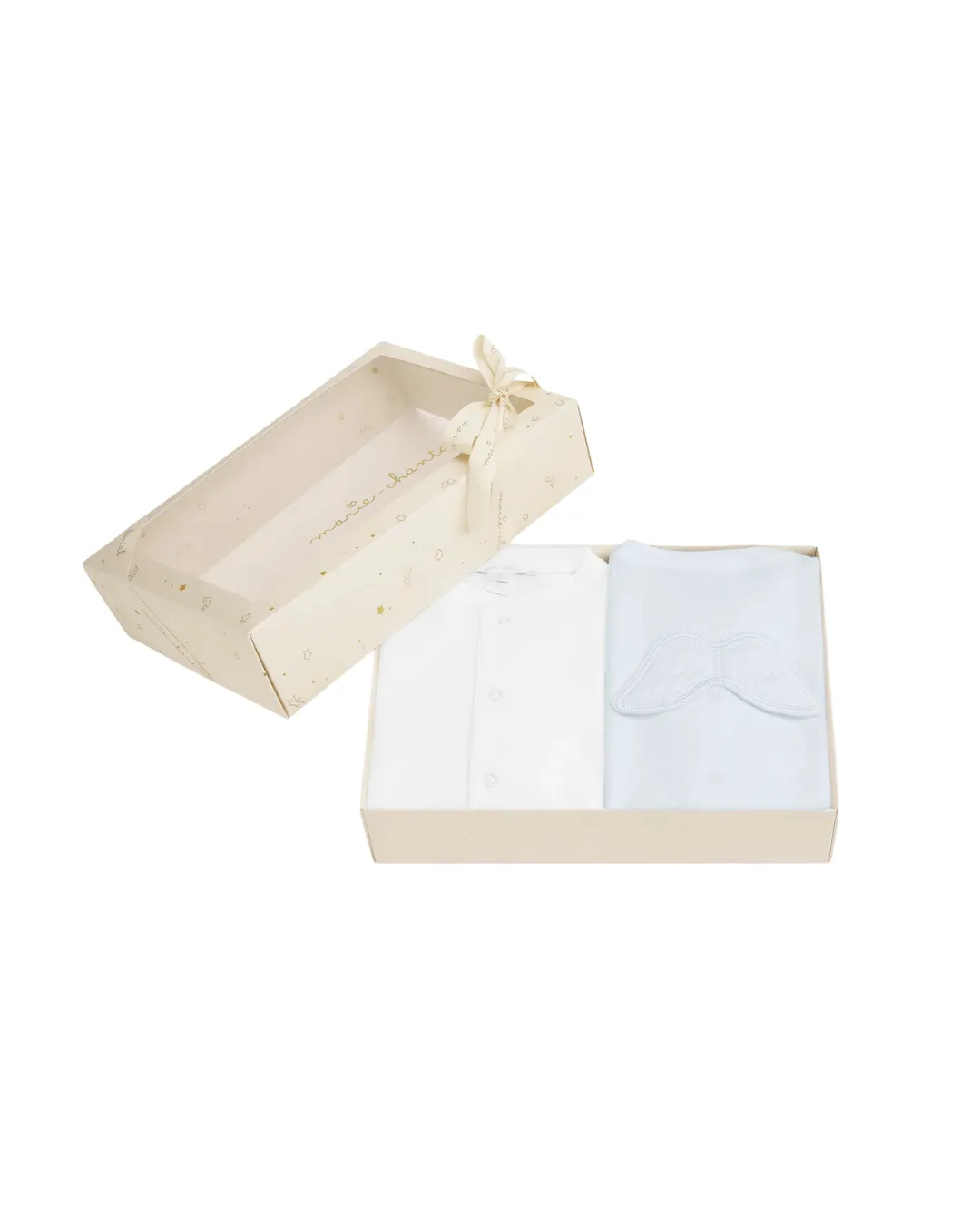 Zestaw 2 pajacyków niemowlęcych Marie-Chantal Pointelle Angel Wing Niebieski Zestaw 2 pajacyków niemowlęcych Marie-Chantal Pointelle Angel Wing Niebieski