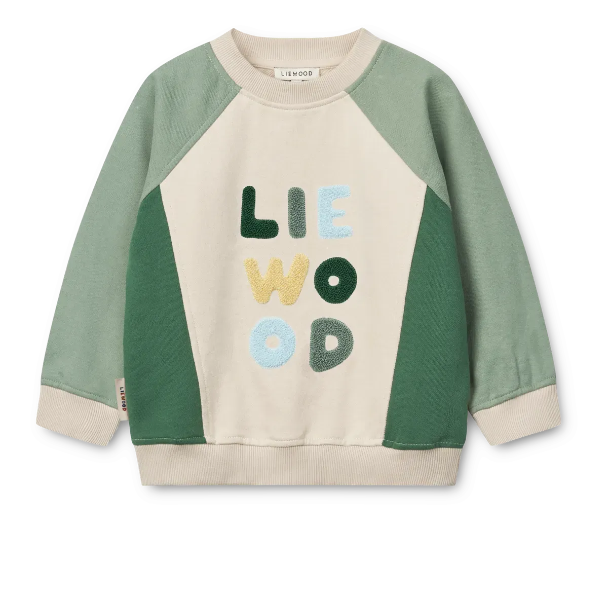Liewood - bluza z nadrukiem Aude Placement Liewood Peppermint Sandy