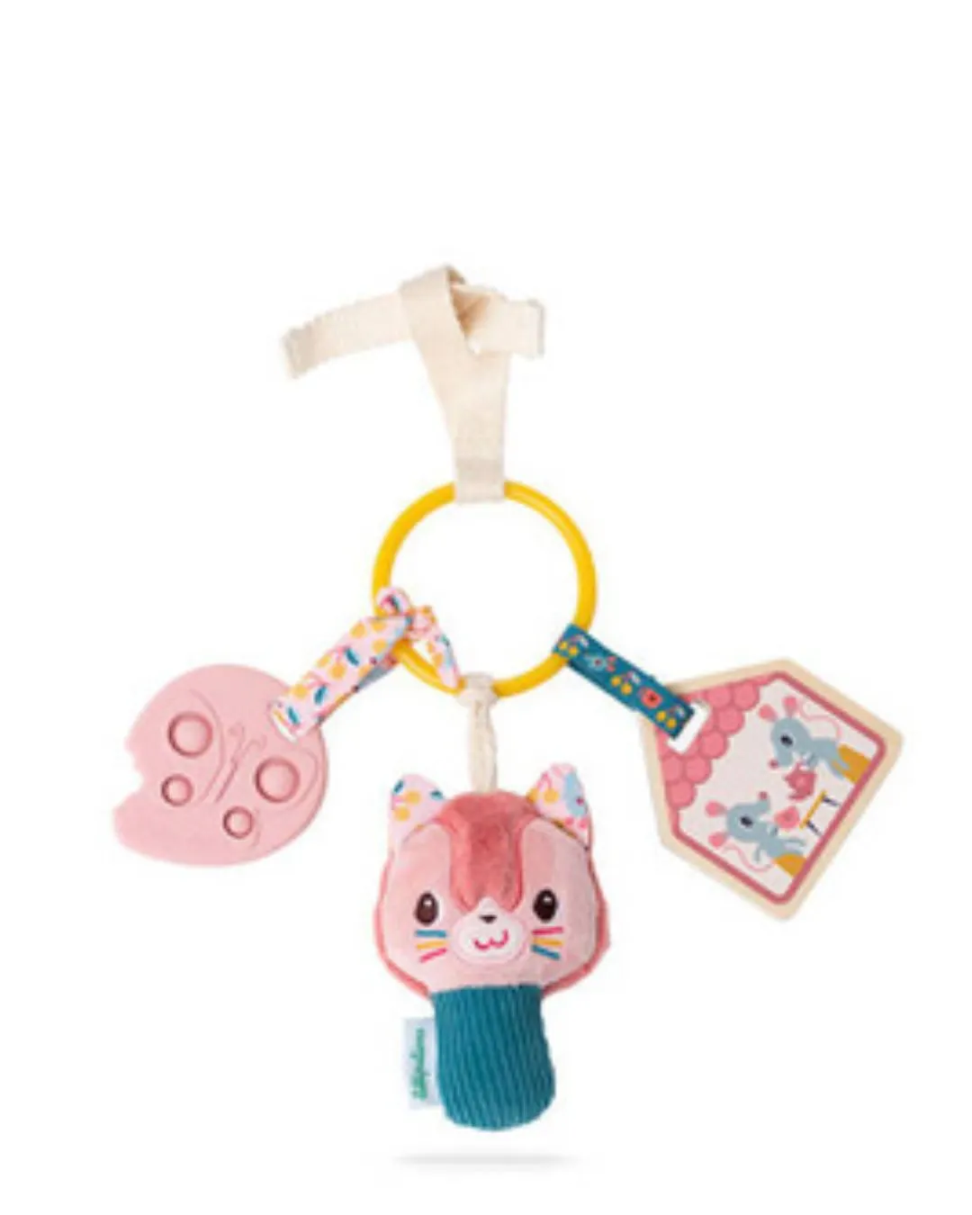 Lilliputiens - wielofunkcyjny brelok Ogród Kotka Jeanne 3 m+