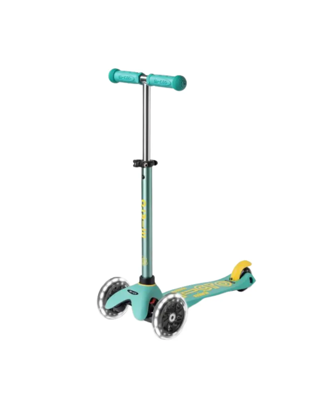 Micro - hulajnoga ze świecącymi kołami Mini Micro Deluxe Eco LED Mint Micro - hulajnoga ze świecącymi kołami Mini Micro Deluxe Eco LED Mint