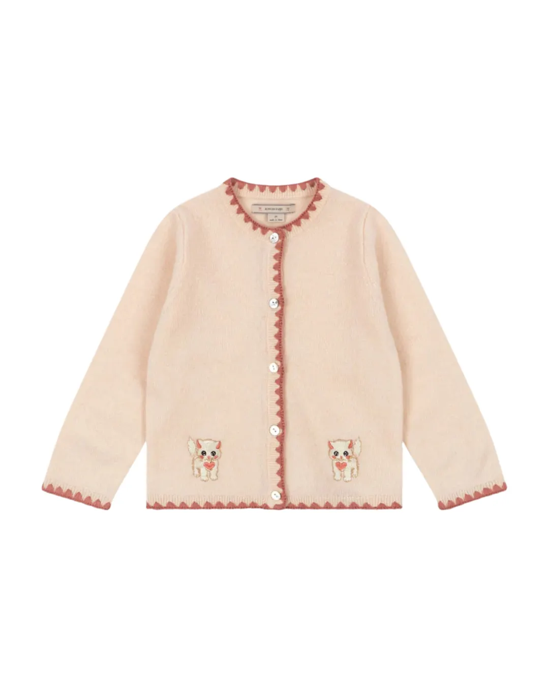 Konges Sløjd - sweter dziecięcy z wełny Collette Rosey Konges Sløjd - sweter dziecięcy z wełny Collette Rosey