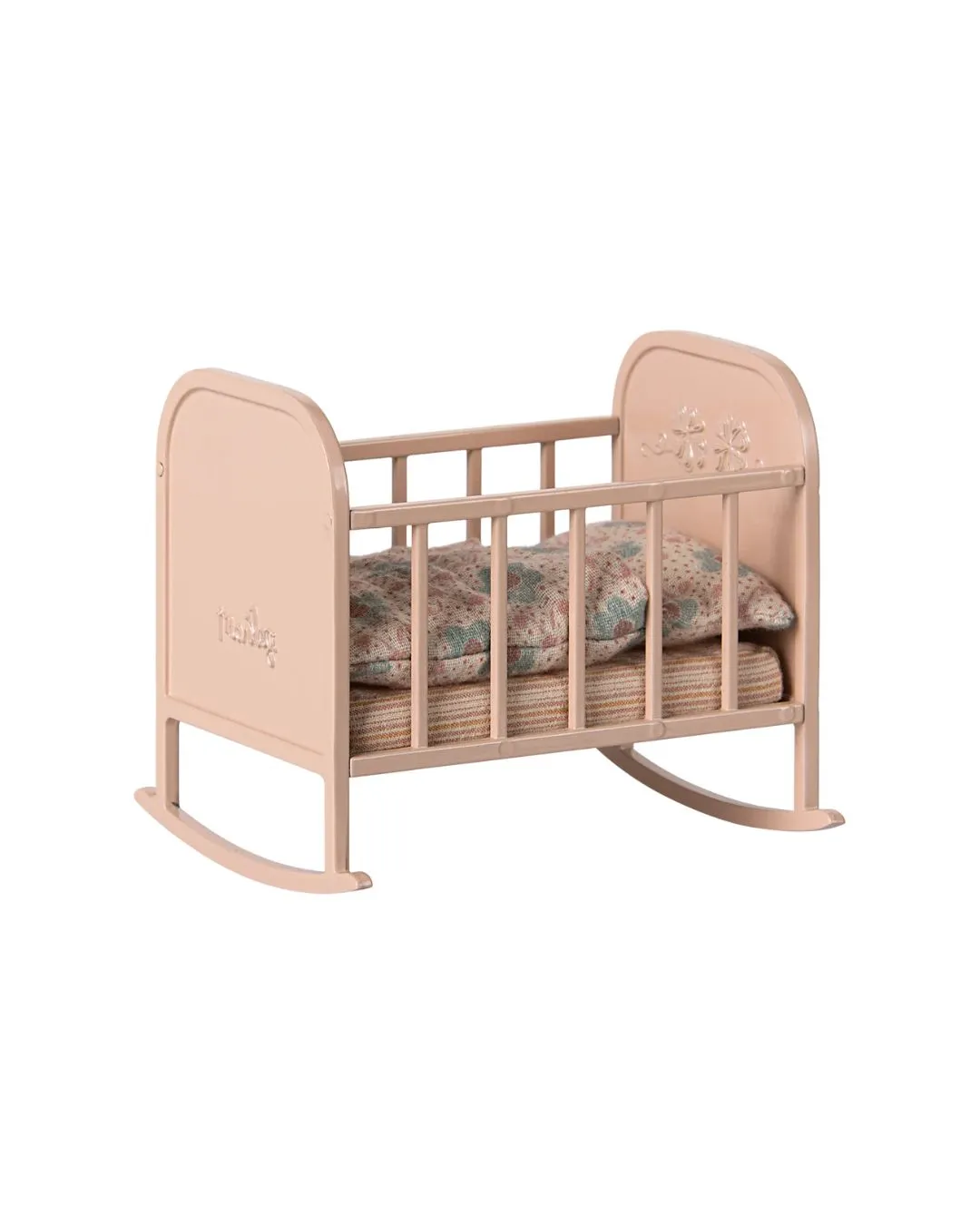 Maileg - miniaturowa kołyska dla Myszek - Moja - jasnoróżowa Maileg - miniaturowa kołyska dla Myszek - Moja - jasnoróżowa