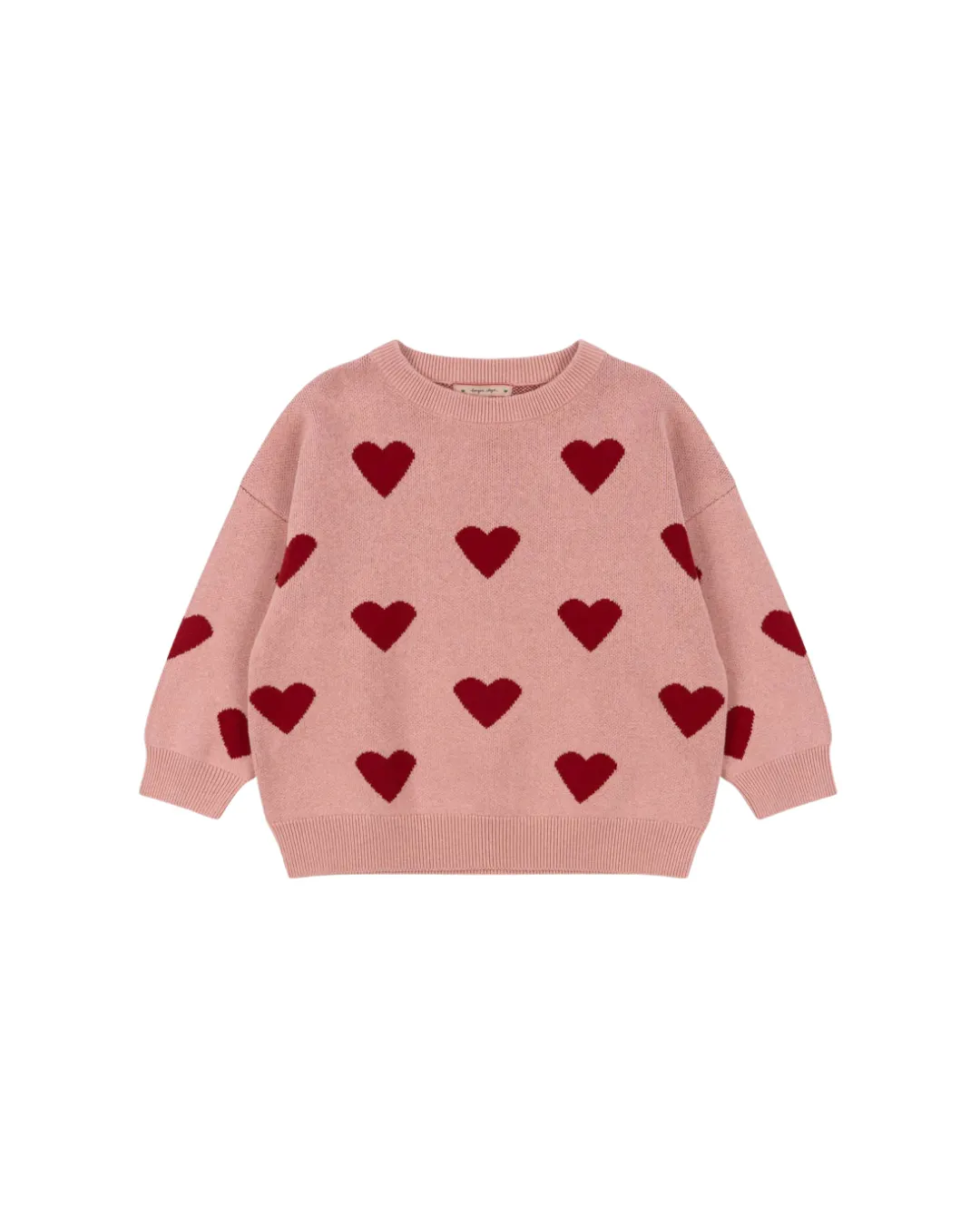 Konges Sløjd - sweter bawełniany dziecięcy Lapis Knit Blouse Mellow Rose Konges Sløjd - sweter bawełniany dziecięcy Lapis Knit Blouse Mellow Rose