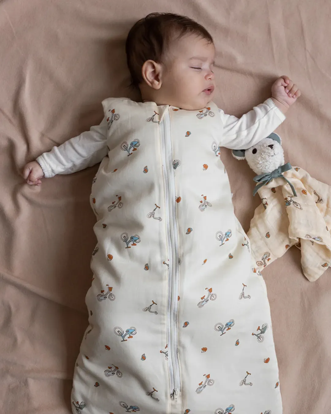 Cam Cam Copenhagen - śpiworek niemowlęcy z bawełny organicznej OCS 0-6 miesięcy Bicycles Cam Cam Copenhagen - śpiworek niemowlęcy z bawełny organicznej OCS 0-6 miesięcy Bicycles