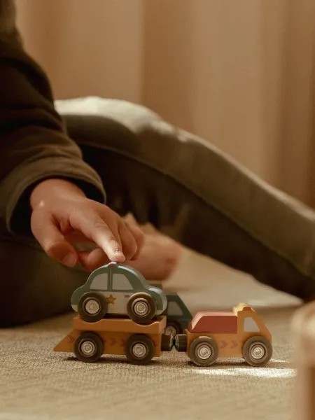 Little Dutch - zestaw 9 pojazdów FSC