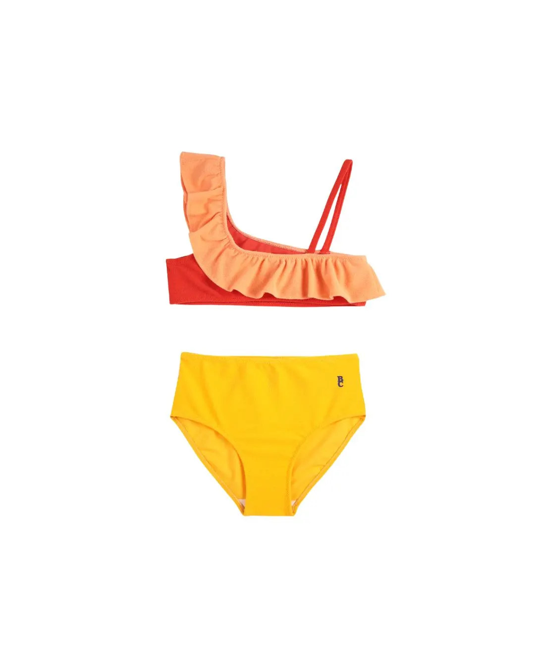 BOBO CHOSES - dwuczęściowy strój kąpielowy dla dziewczynki Color block bikini multicolor