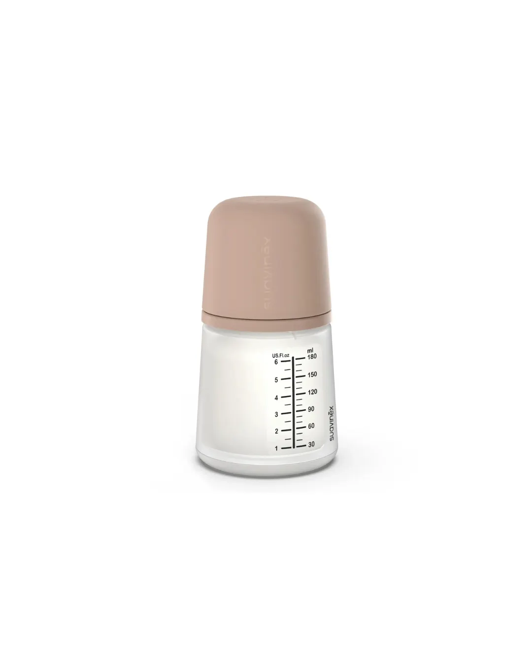 Suavinex - butelka antykolkowa o wolnym przepływie z silikonowym smoczkiem Zero Zero 180 ml Medium Suavinex - butelka antykolkowa o wolnym przepływie z silikonowym smoczkiem Zero Zero 180 ml Medium