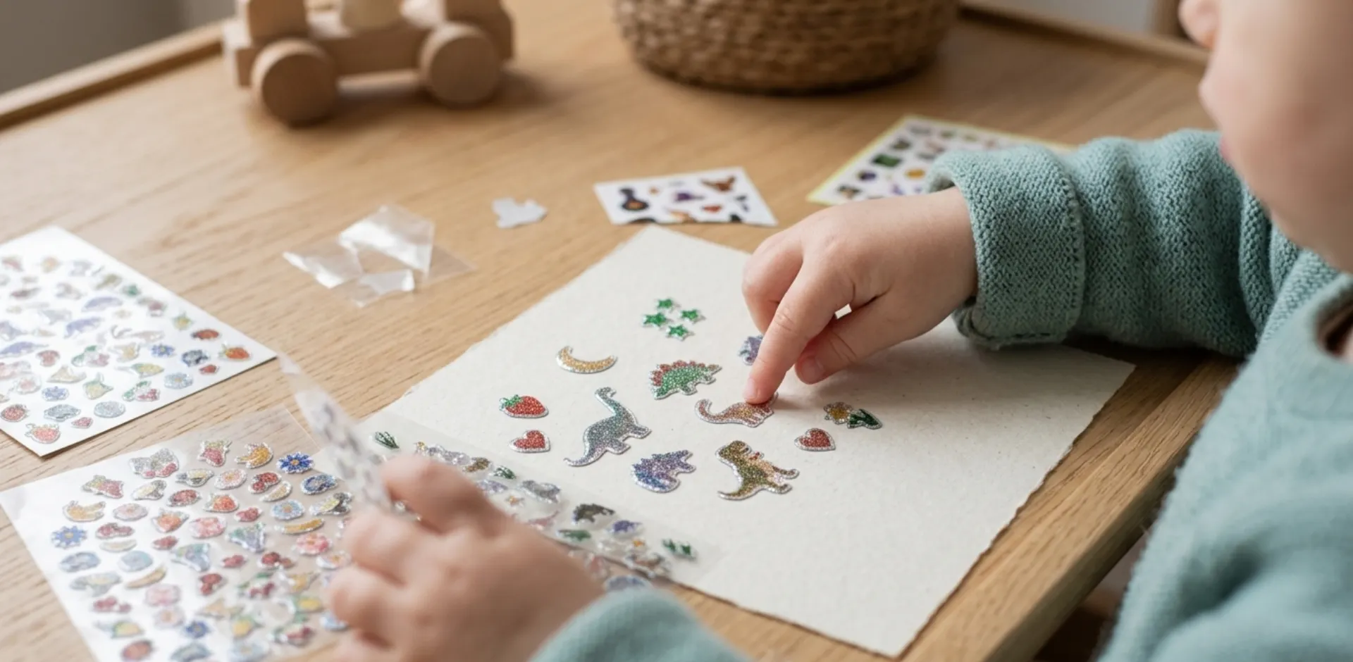 Naklejki dla dzieci – kreatywna zabawa, która rozwija wyobraźnię