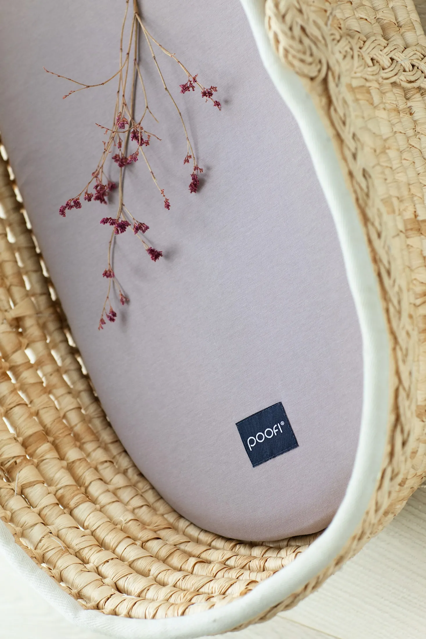 Poofi - prześcieradło do wózka Organic Lawenda Poofi - prześcieradło do wózka Organic Lawenda