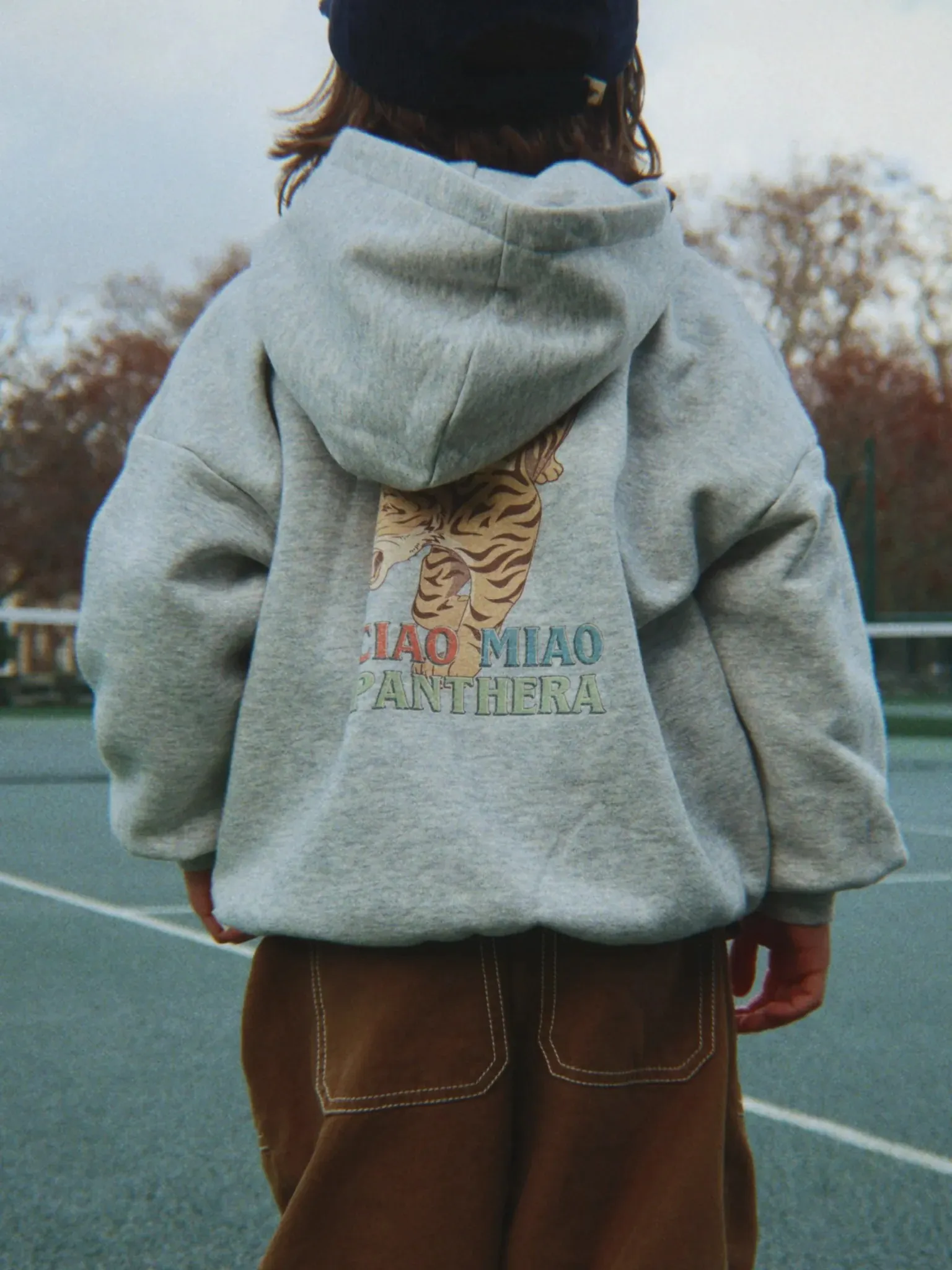 Konges Sløjd -bluza dresowa Lou Zip Hood GOTS Grey Melange Konges Sløjd -bluza dresowa Lou Zip Hood GOTS Grey Melange