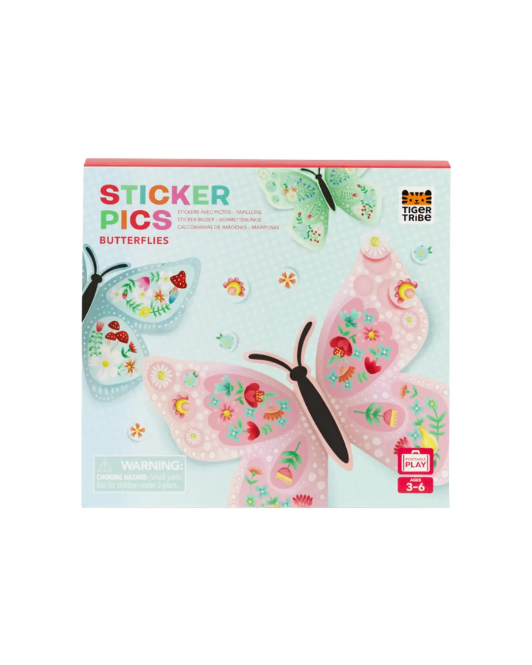 Tiger Tribe - obrazki z naklejek Motyle