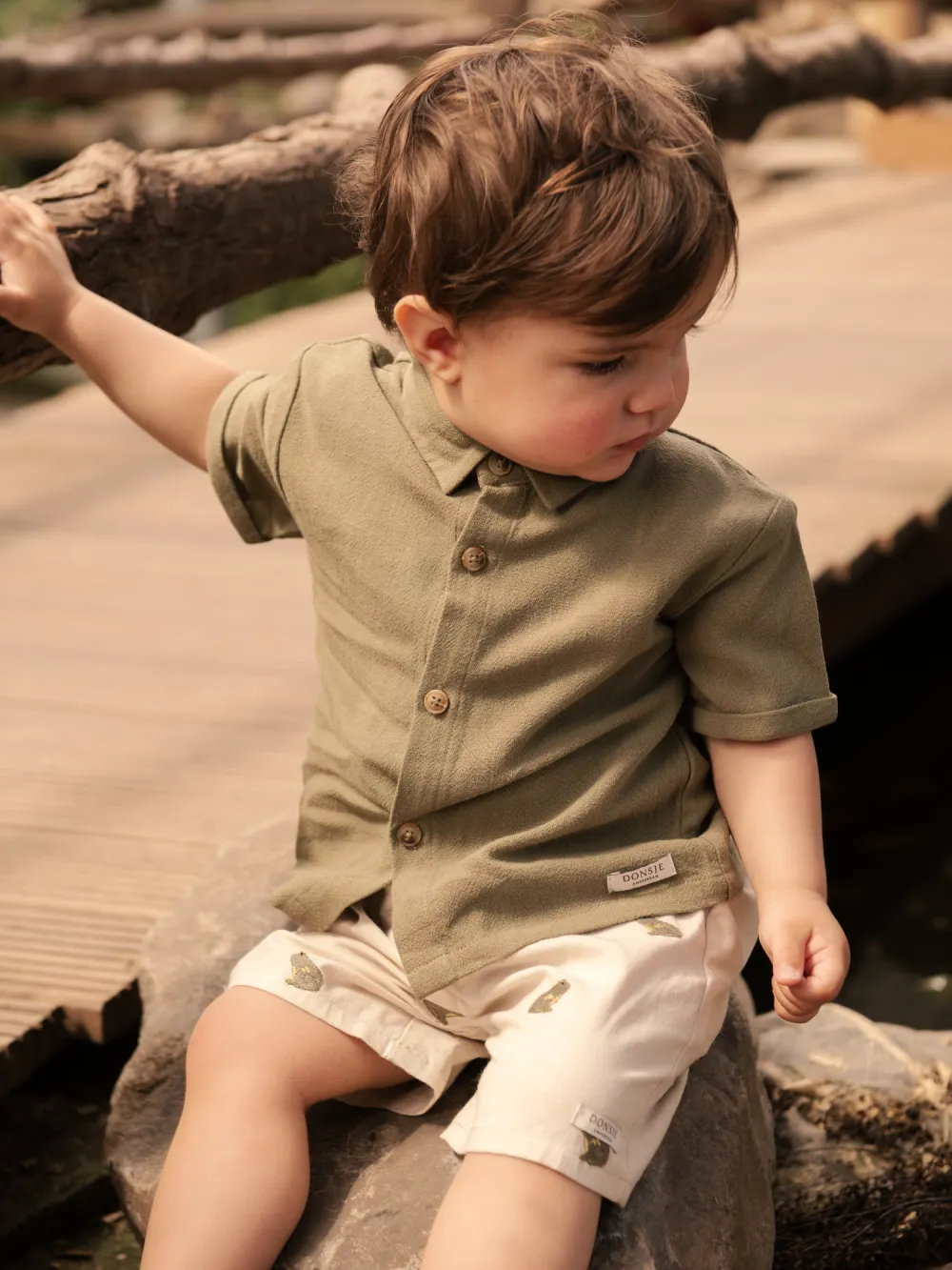 Donsje - koszula dziecięca Brammie Jade Green