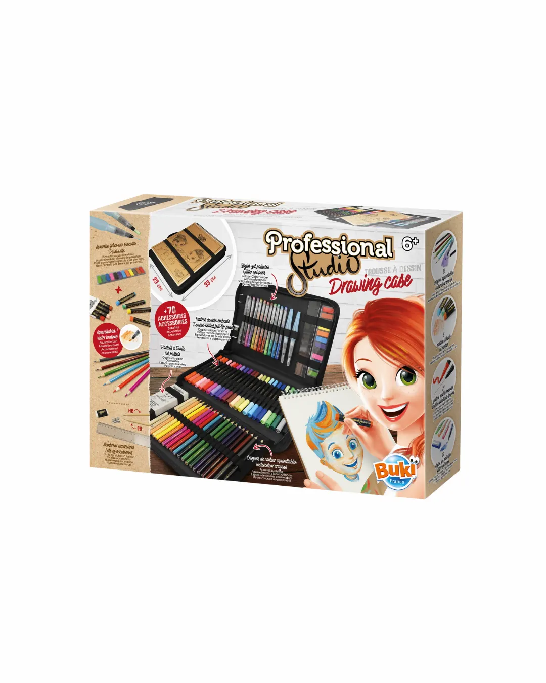 Buki - teczka dla małego artysty ze szkicownikiem Buki - teczka dla małego artysty ze szkicownikiem