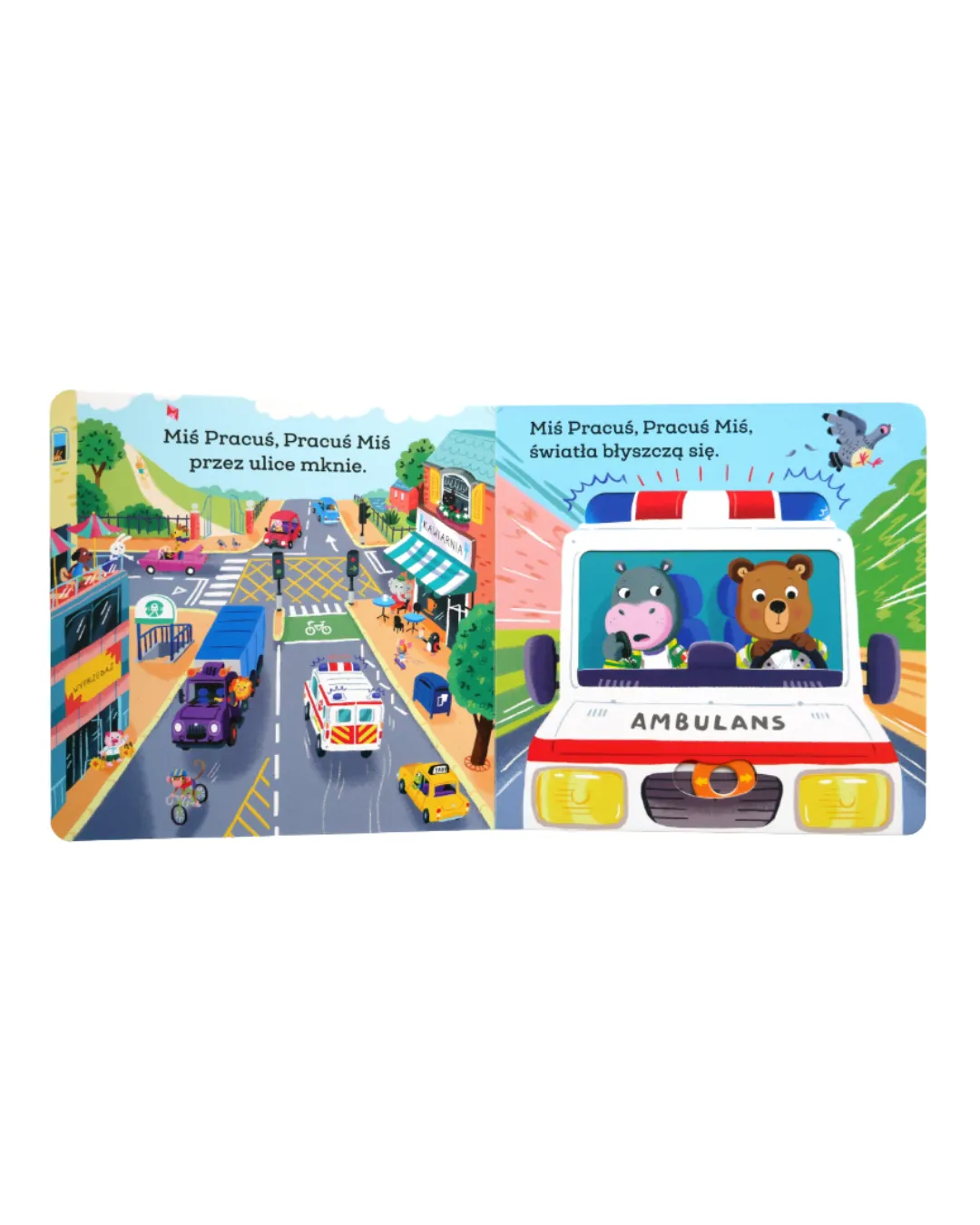Wydawnictwo Wilga - Miś Pracuś. Karetka pogotowia