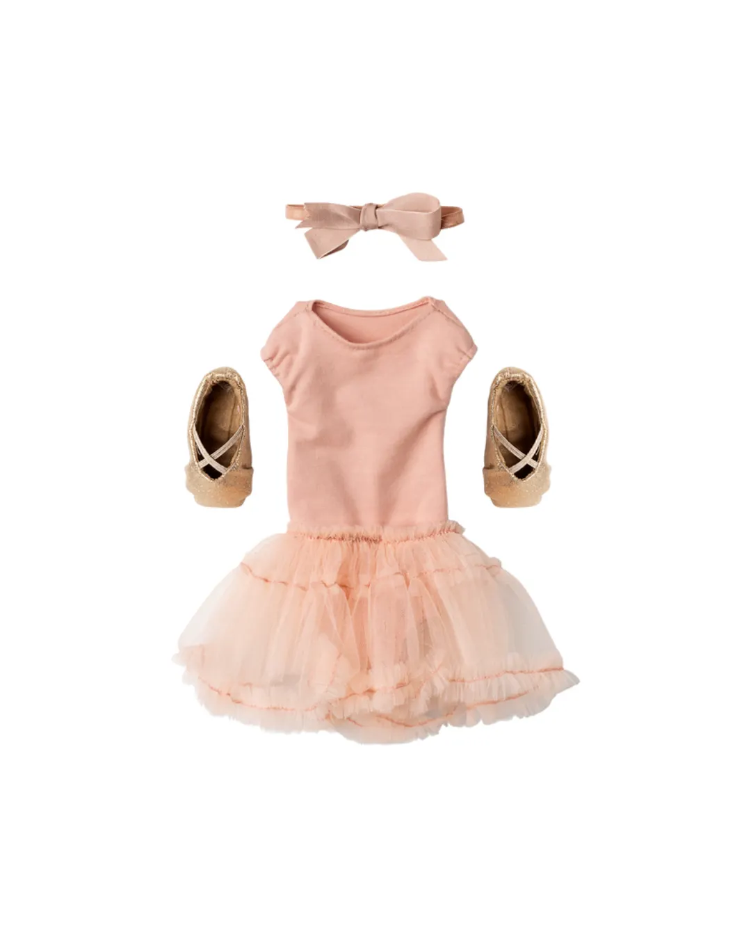 Maileg - strój baletowy i spódnica dla królika w rozmiarze 3 - różowy