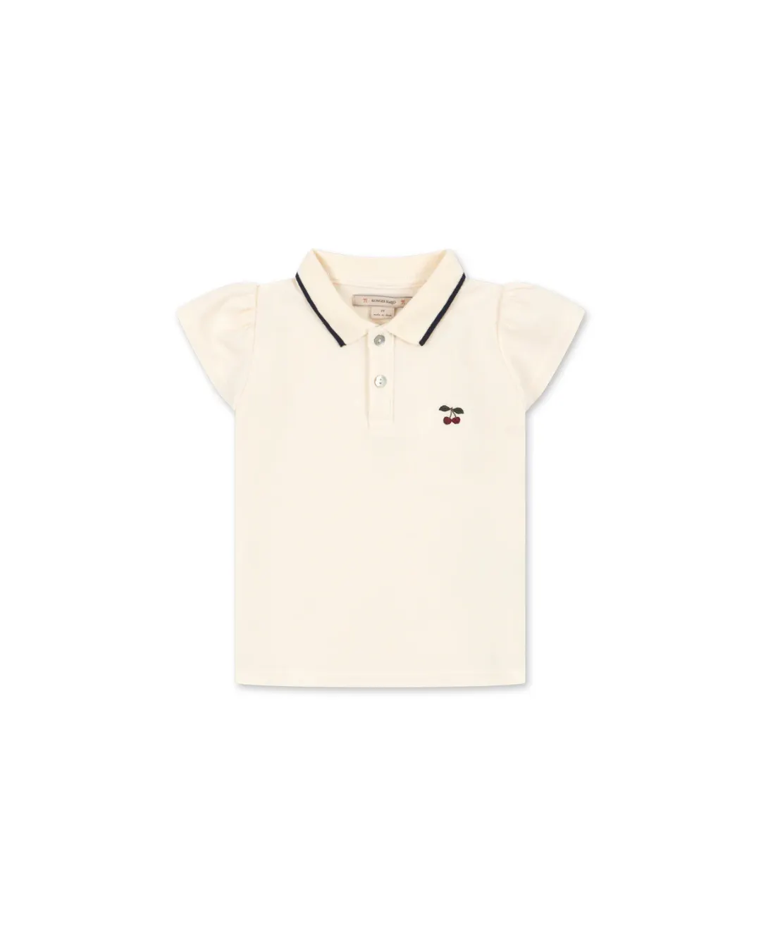 Konges Sløjd - koszulka polo Florita OCS Antique White