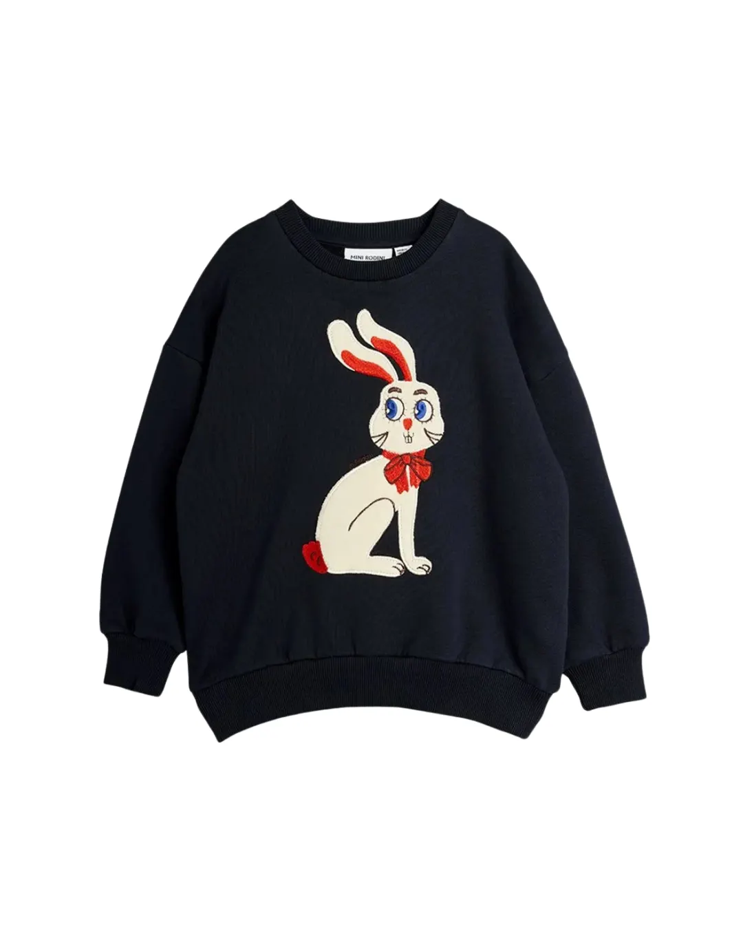 Mini Rodini - bluza dresowa Rabbit Black Mini Rodini - bluza dresowa Rabbit Black