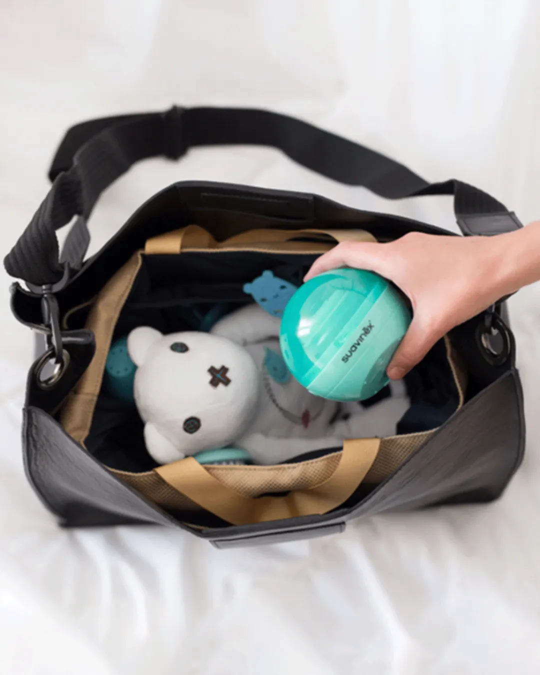 Suavinex - sterylizator do smoczków UV Duccio Wanderlust zielony