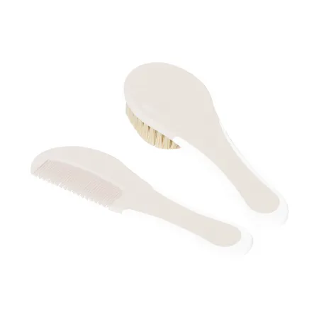 Bébé-jou - szczotka dla niemowląt z grzebykiem Light Oat Bébé-jou - szczotka dla niemowląt z grzebykiem Light Oat