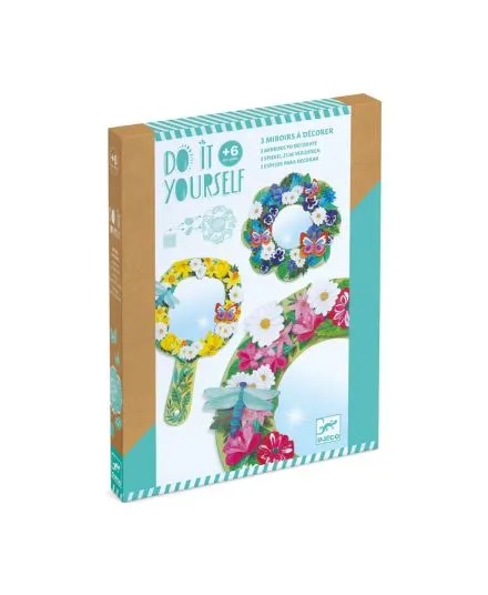 Djeco - zestaw zrób to sam - dekoracja lusterek Djeco - zestaw zrób to sam - dekoracja lusterek