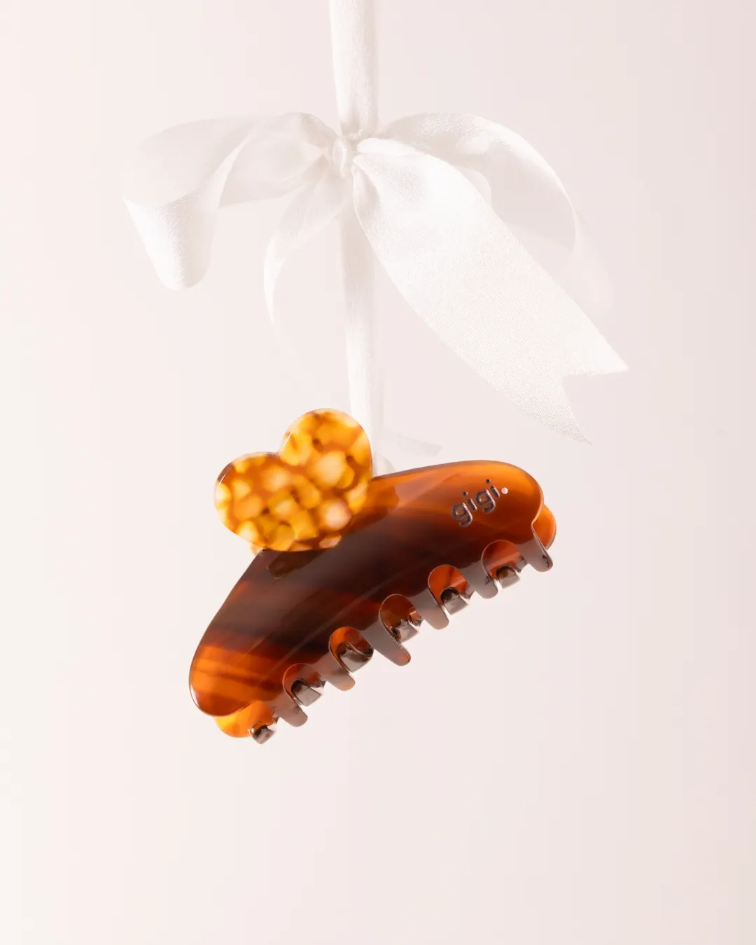 My Name is Gigi Paris - średnia klamra do włosów Heart Hair Clip Coffee Bean My Name is Gigi Paris - średnia klamra do włosów Heart Hair Clip Coffee Bean