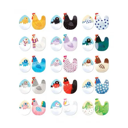 Londji - memo dla dzieci Kurczątka i kury