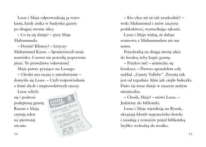 Wydawnictwo Zakamarki - Tajemnica gazety, Biuro Detektywistyczne Lassego i Mai Wydawnictwo Zakamarki - Tajemnica gazety, Biuro Detektywistyczne Lassego i Mai