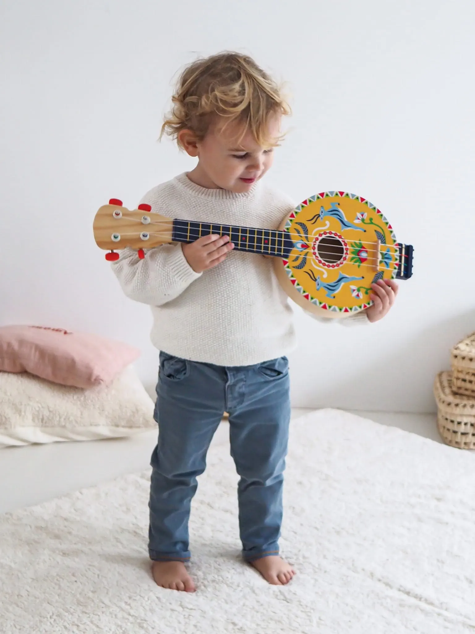 Djeco - banjo dla dzieci 4 struny Djeco - banjo dla dzieci 4 struny