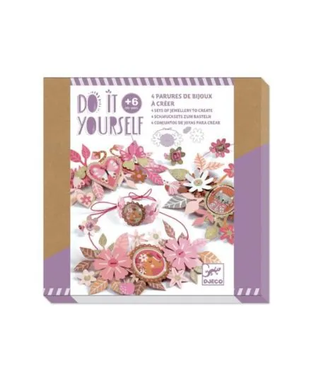 Djeco - zestaw zrób to sam - biżuteria Brokat Medialiony Djeco - zestaw zrób to sam - biżuteria Brokat Medialiony
