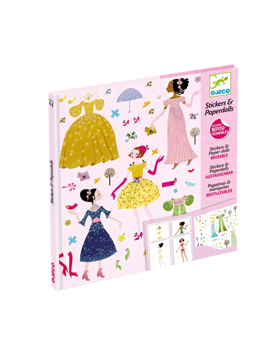 Djeco - zestaw z naklejkami Ubrania sezonowe Djeco - zestaw z naklejkami Ubrania sezonowe