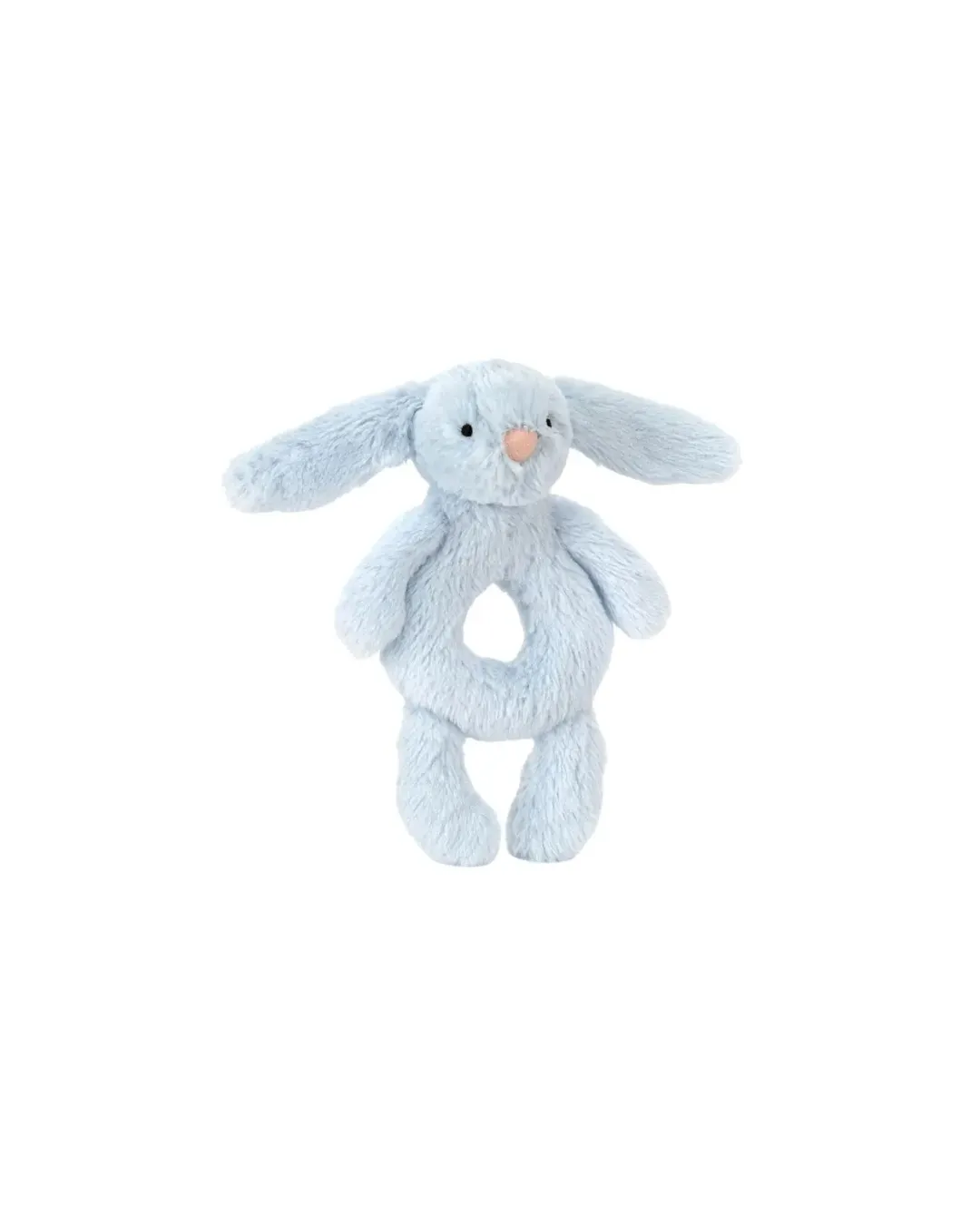 Jellycat - króliczek grzechotka niebieska 18 cm