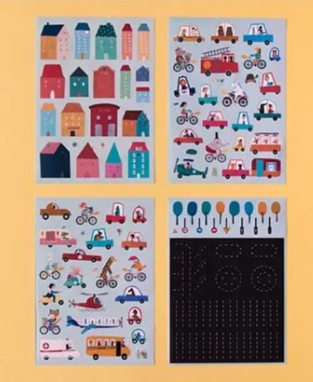 Londji - naklejki wielorazowe dla dzieci Moje Miasto Londji - naklejki wielorazowe dla dzieci Moje Miasto