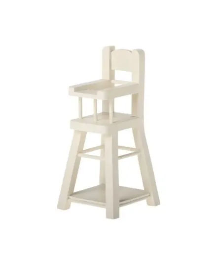 Maileg - krzesełko do karmienia duże Micro High Chair białe Maileg - krzesełko do karmienia duże Micro High Chair białe