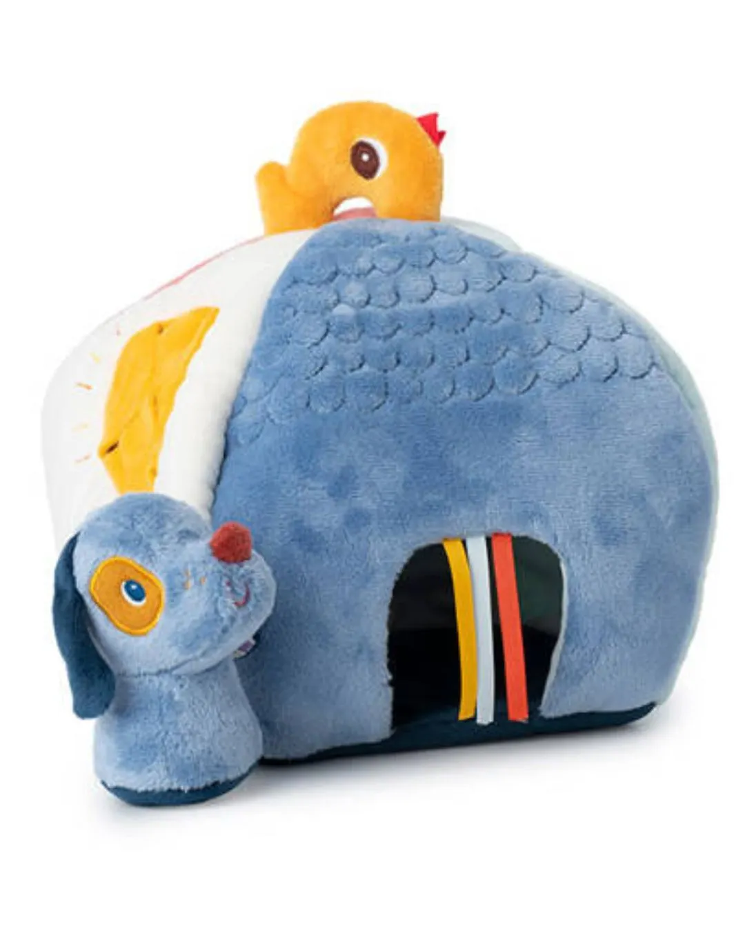 Lilliputiens - domek aktywizujący z grzechotkami Piesek Jules 9 m+ Lilliputiens - domek aktywizujący z grzechotkami Piesek Jules 9 m+