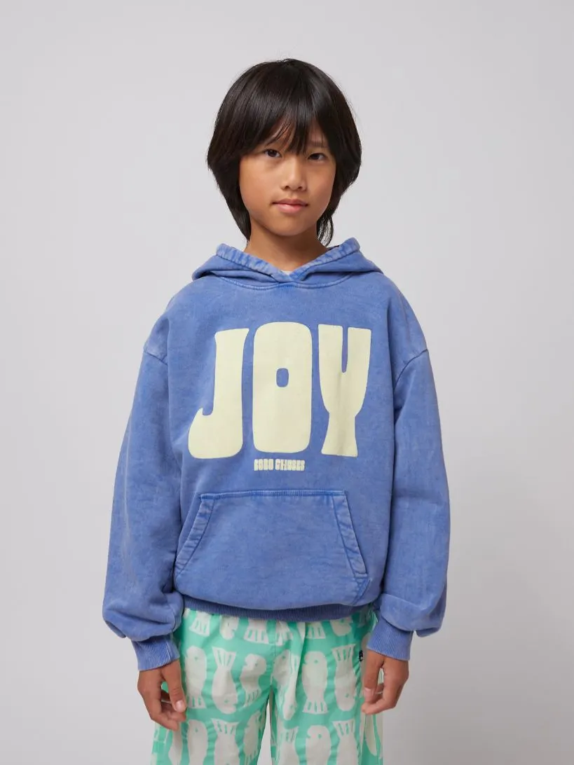 BOBO CHOSES - bluza z kapturem Joy blue niebieska BOBO CHOSES - bluza z kapturem Joy blue niebieska