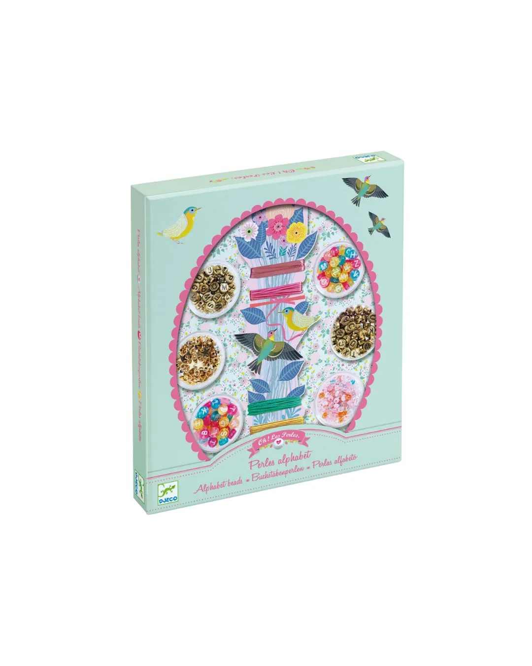 Zestaw do tworzenia biżuterii Djeco Perełki z literkami