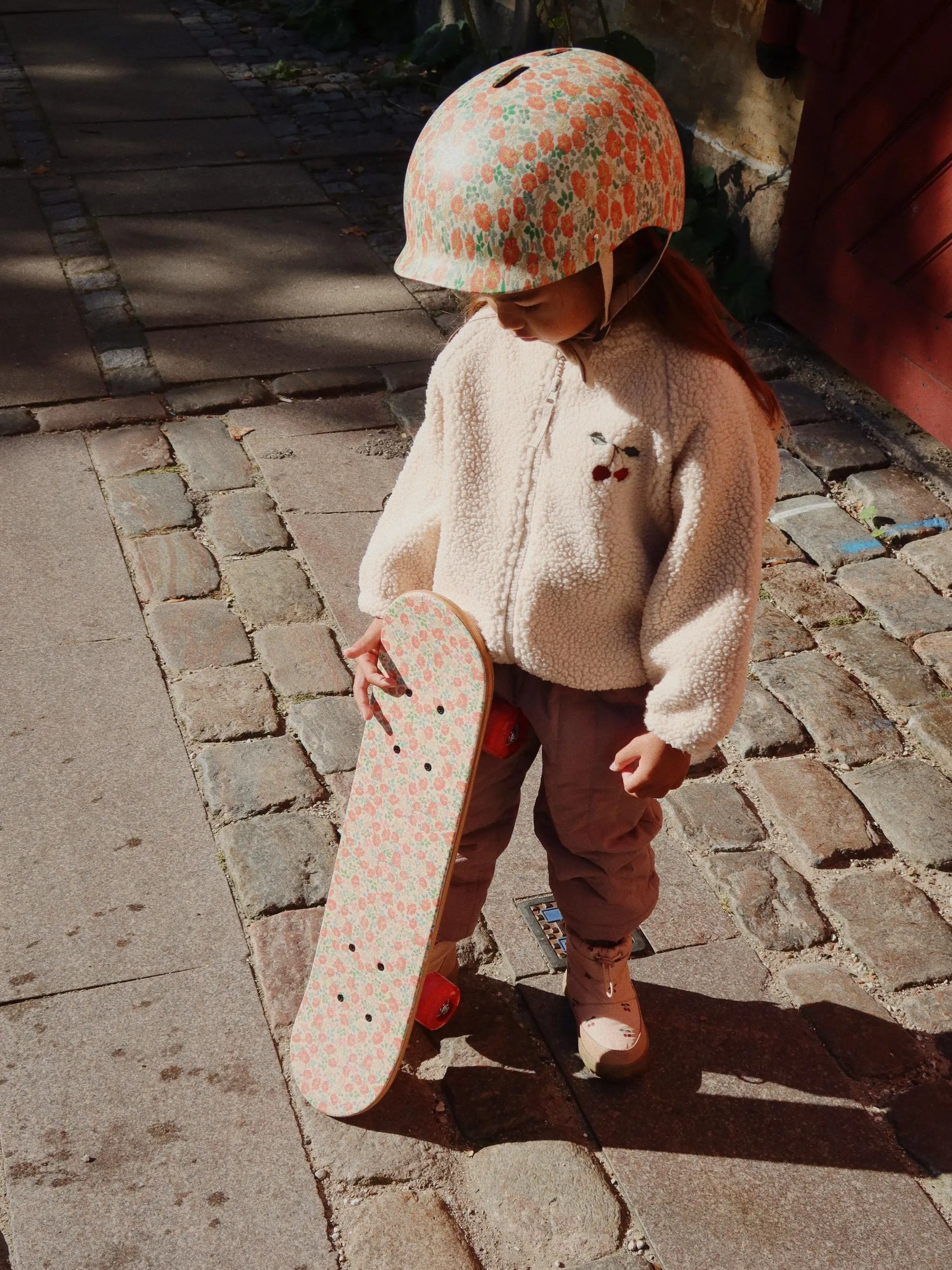 Konges Sløjd - kurtka dziecięca Jazz Teddy Bomber Jacket GR Sand Dollar Konges Sløjd - kurtka dziecięca Jazz Teddy Bomber Jacket GR Sand Dollar