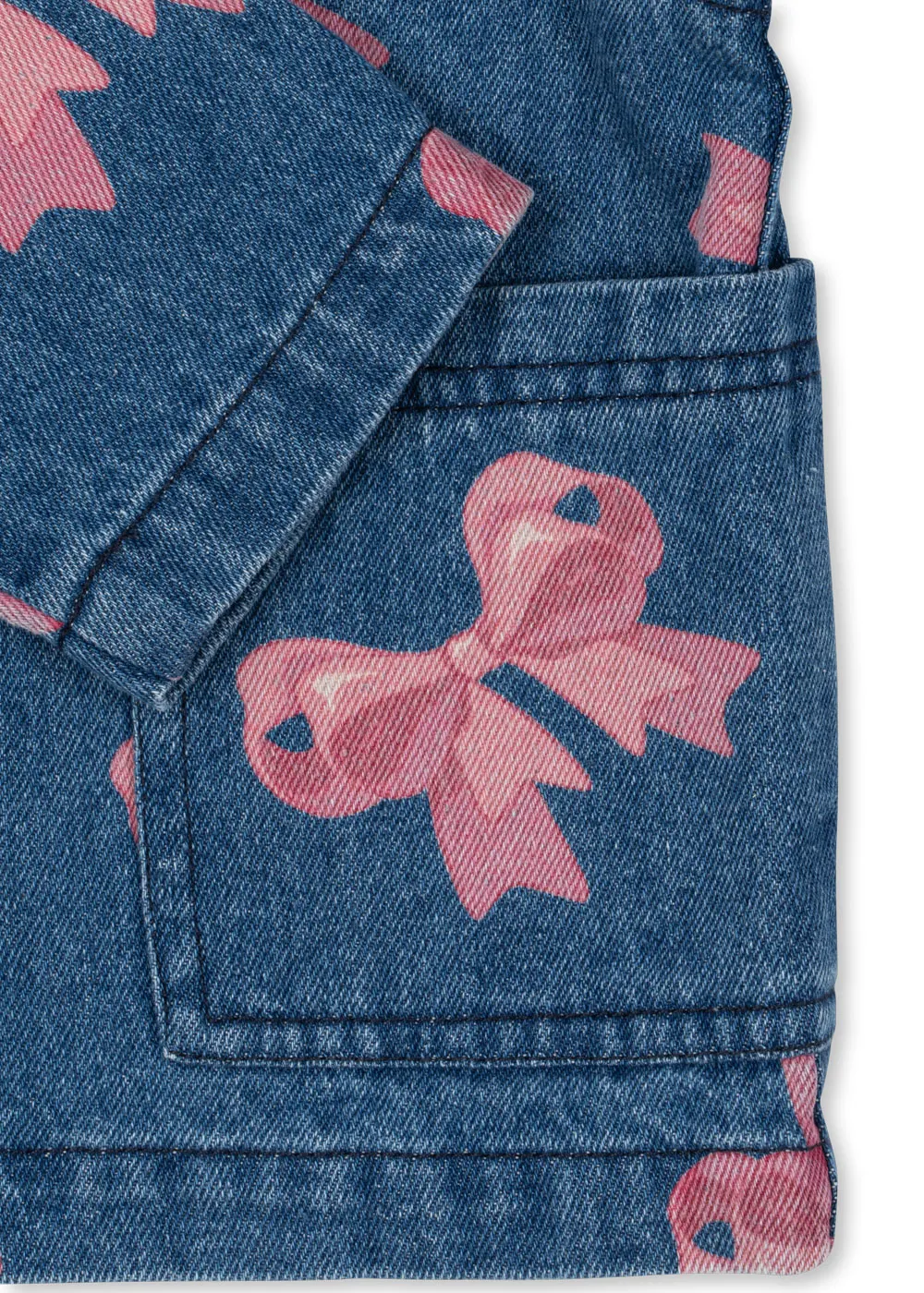 Konges Sløjd - kurtka dziecięca koszulowa Magot Collar Jacket GOTS Bella Bow Konges Sløjd - kurtka dziecięca koszulowa Magot Collar Jacket GOTS Bella Bow