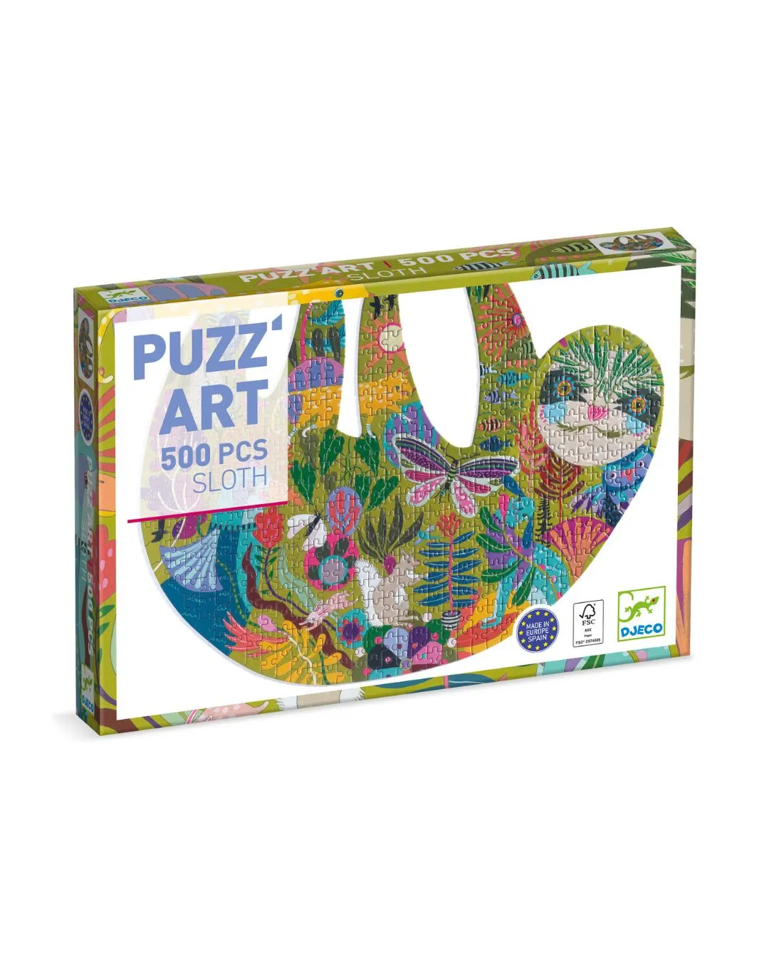 Djeco - puzzle artystyczne Leniwiec 500 elementów